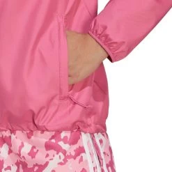 Adidas Own The Run Windbreaker Womens Running Jacket - Pink -Sports Comprehensive Equipment Shop Adidas Own the Run Windbreaker Jacket HM4255 Details 1