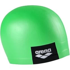 Arena Logo Moulded Swimming Cap - Green