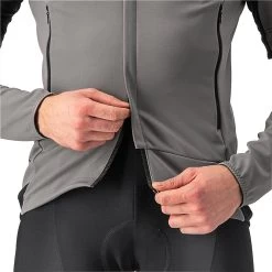 Castelli Perfetto Ros 2 Convertible Mens Cycling Jacket - Grey -Sports Comprehensive Equipment Shop Castelli Perfetto RoS 2 Convertible Jacket 4522510 064 Details 3