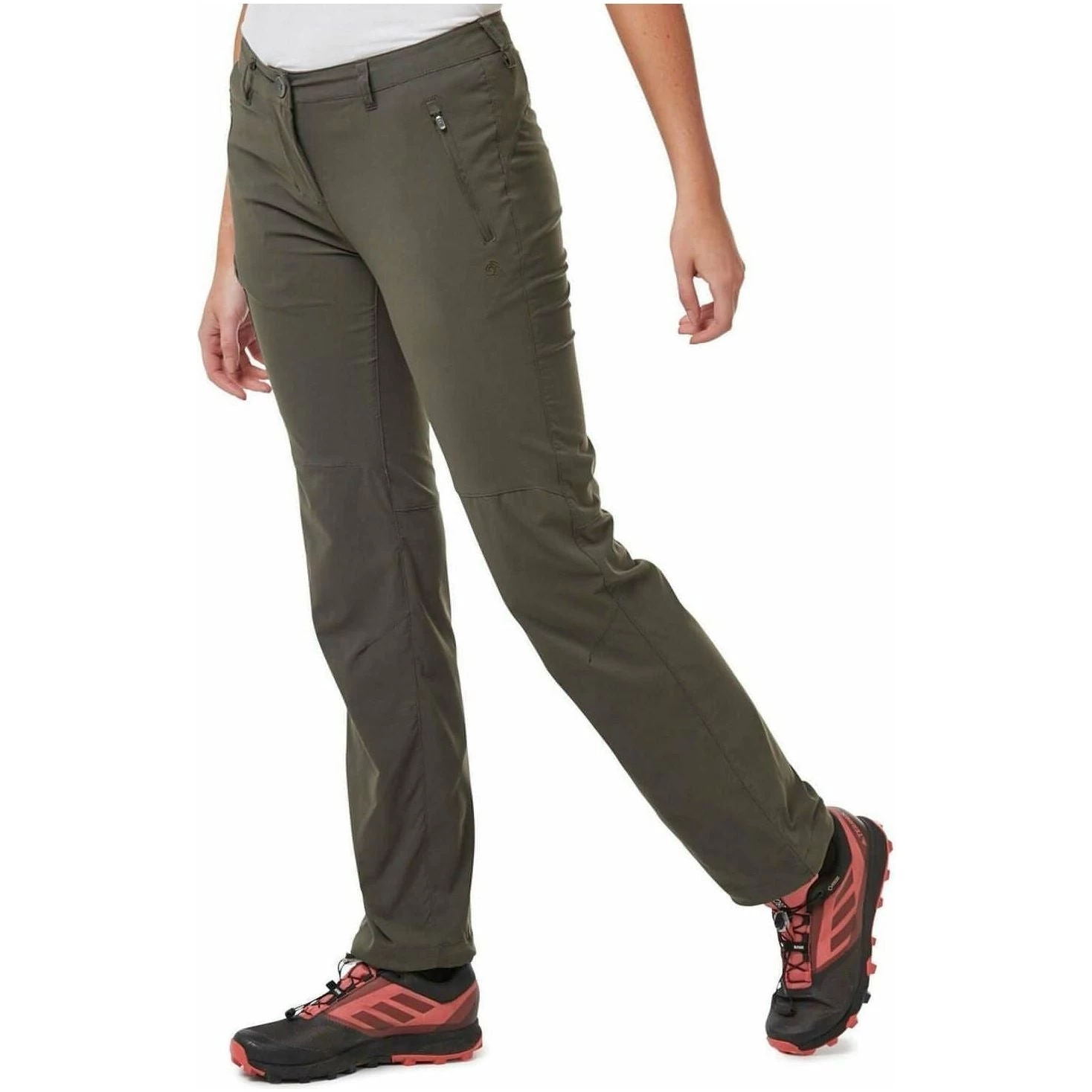 Craghoppers Nosilife Pro II (Long) Womens Walking Trousers - Green 3 Craghoppers Nosilife Pro II (Long) Womens Walking Trousers - Green