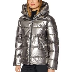 Dare2B Influence Waterproof Womens Padded Jacket - Silver