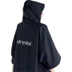 Dryrobe Lite Short Sleeve Changing Robe - Black -Sports Comprehensive Equipment Shop Dryrobe Lite SSDLBG Details 1