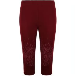 Gymshark Combat Womens Cropped Training Tights - Red