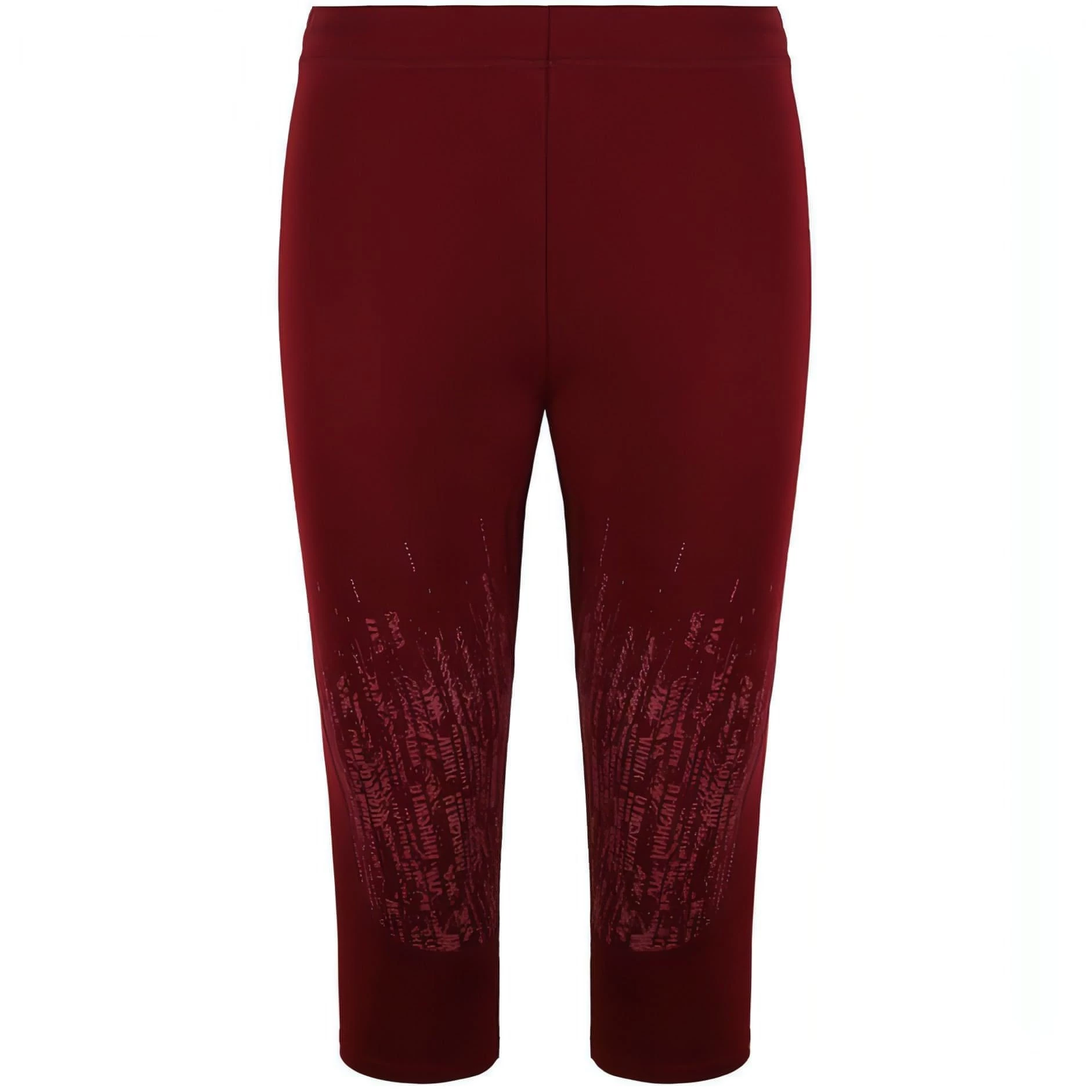 Gymshark Combat Womens Cropped Training Tights - Red 3 Gymshark Combat Womens Cropped Training Tights - Red