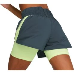 Puma Run 2 In 1 Womens Running Shorts - Grey -Sports Comprehensive Equipment Shop Puma Run 2 In 1 Shorts 523284 16 Back