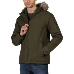 Regatta Haig Mens Waterproof Jacket - Green