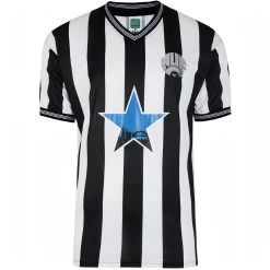 Score Draw Retro Newcastle United Home 1984 Mens Football Shirt