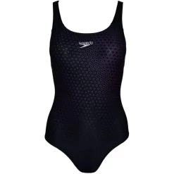 Speedo Digital Placement Powerback Womens Swimsuit - Black 6 Speedo Digital Placement Powerback Womens Swimsuit - Black -Sports Comprehensive Equipment Shop Speedo Digital Placement Powerback Swim Suit 8 06187F644 Front