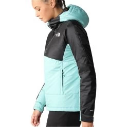 The North Face Circular Hybrid Womens Insulated Jacket - Blue -Sports Comprehensive Equipment Shop The North Face Circular Hybrid Insulated Jacket NF0A7ZLJ8641 Side