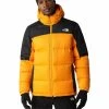 The North Face Diablo Hooded Mens Down Jacket - Orange