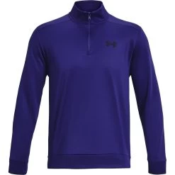 Under Armour Fleece Half Zip Long Sleeve Mens Training Top - Blue -Sports Comprehensive Equipment Shop Under Armour Fleece Half Zip Long Sleeve 1373358 468
