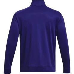 Under Armour Fleece Half Zip Long Sleeve Mens Training Top - Blue -Sports Comprehensive Equipment Shop Under Armour Fleece Half Zip Long Sleeve 1373358 468 Back