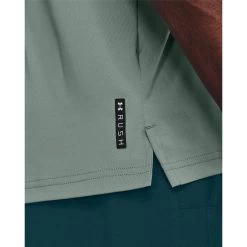 Under Armour Rush Energy Short Sleeve Mens Training Top - Green -Sports Comprehensive Equipment Shop Under Armour Rush Energy Short Sleeve 1366138 781 Details 1