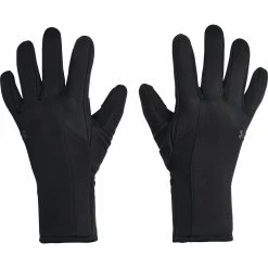Under Armour Storm Fleece Womens Running Gloves - Black