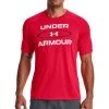 Under Armour Tech 2.0 Wordmark Graphic Short Sleeve Mens Training Top - Red -Sports Comprehensive Equipment Shop Under Armour Tech 2 Wordmark Graphic Short Sleeve 1373426 890
