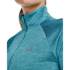 Under Armour Tech Twist Half Zip Long Sleeve Womens Training Top - Blue 9 Under Armour Tech Twist Half Zip Long Sleeve Womens Training Top - Blue -Sports Comprehensive Equipment Shop Under Armour Tech Twist Half Zip Long Sleeve 1320128 433 Details 1