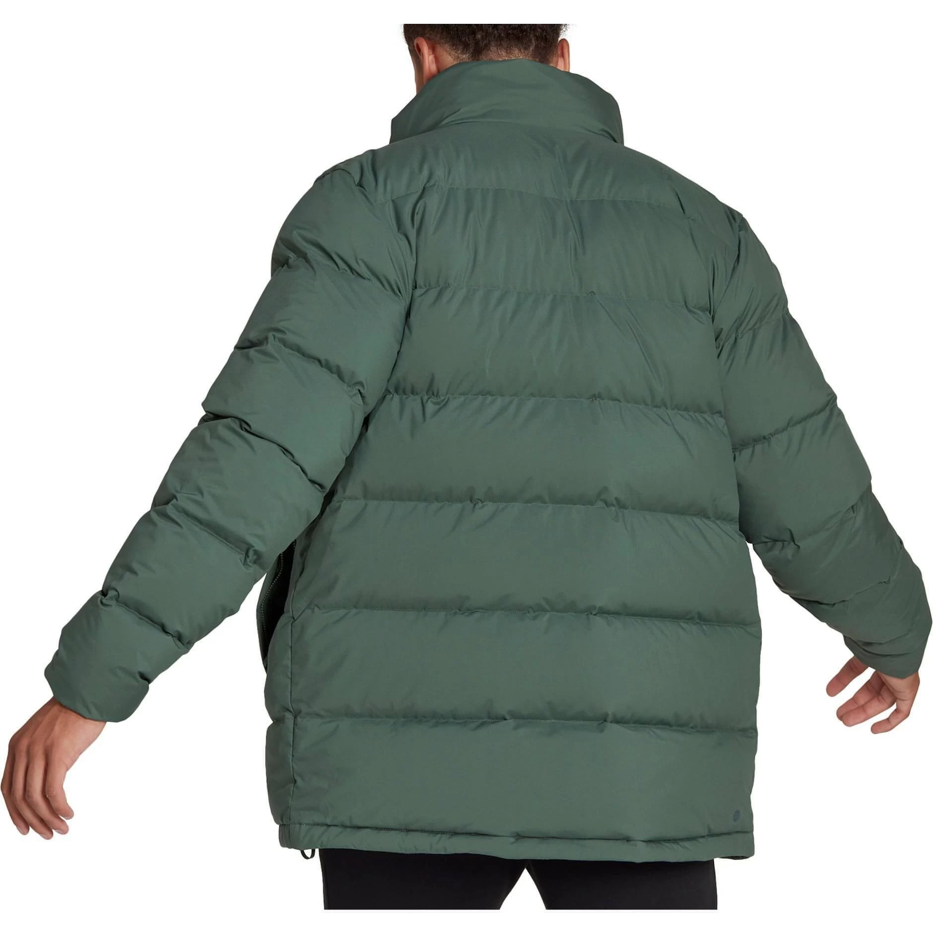 Adidas Helionic Mid-Length Mens Down Jacket - Green 4 Adidas Helionic Mid-Length Mens Down Jacket - Green - Image 2