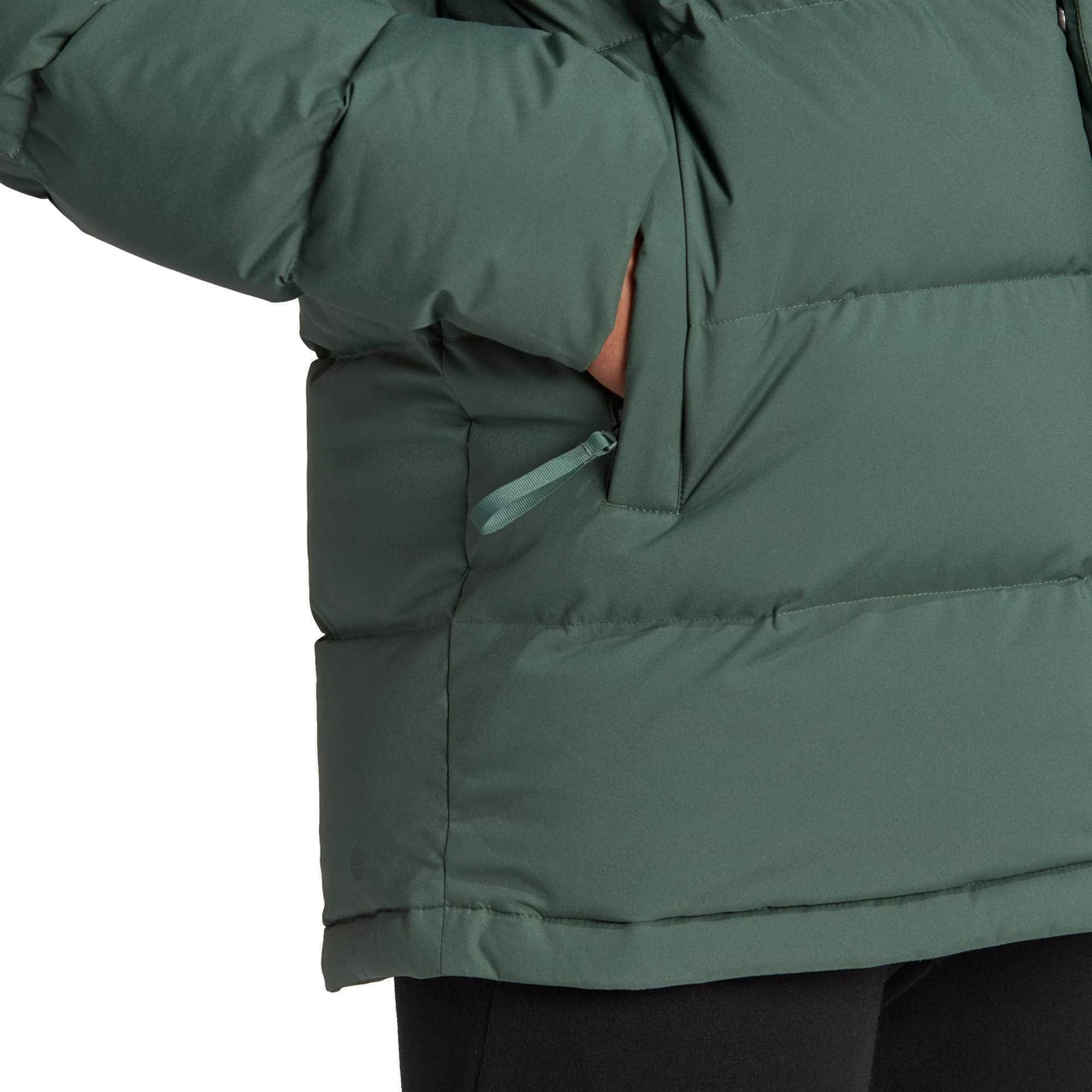 Adidas Helionic Mid-Length Mens Down Jacket - Green 7 Adidas Helionic Mid-Length Mens Down Jacket - Green - Image 5