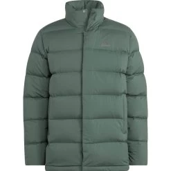 Adidas Helionic Mid-Length Mens Down Jacket - Green 13 Adidas Helionic Mid-Length Mens Down Jacket - Green -Sports Comprehensive Equipment Shop adidas Helionic Mid Length Down Jacket HG6282 Front