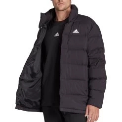 Adidas Helionic Mid-Length Mens Down Jacket - Black