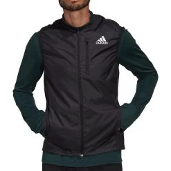 Adidas Own The Run Mens Running Gilet - Black