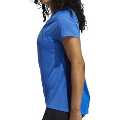 Adidas HEAT.RDY Short Sleeve Womens Running Top - Blue -Sports Comprehensive Equipment Shop adidas heat rdy short sleeve womens running top blue 29620304609488