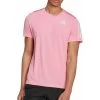 Adidas Own The Run Short Sleeve Mens Running Top - Pink