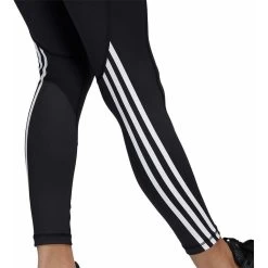Adidas Tech Fit 3 Stripes Womens Long Training Tights - Black -Sports Comprehensive Equipment Shop adidas tech fit 3 stripe womens long training tights black 30094902558928
