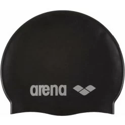 Arena Classic Silicone Swim Cap - Black