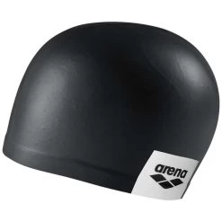 Arena Logo Moulded Swimming Cap - Black