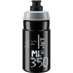 Elite Jet 66mm Youth 350ml Water Bottle - Black