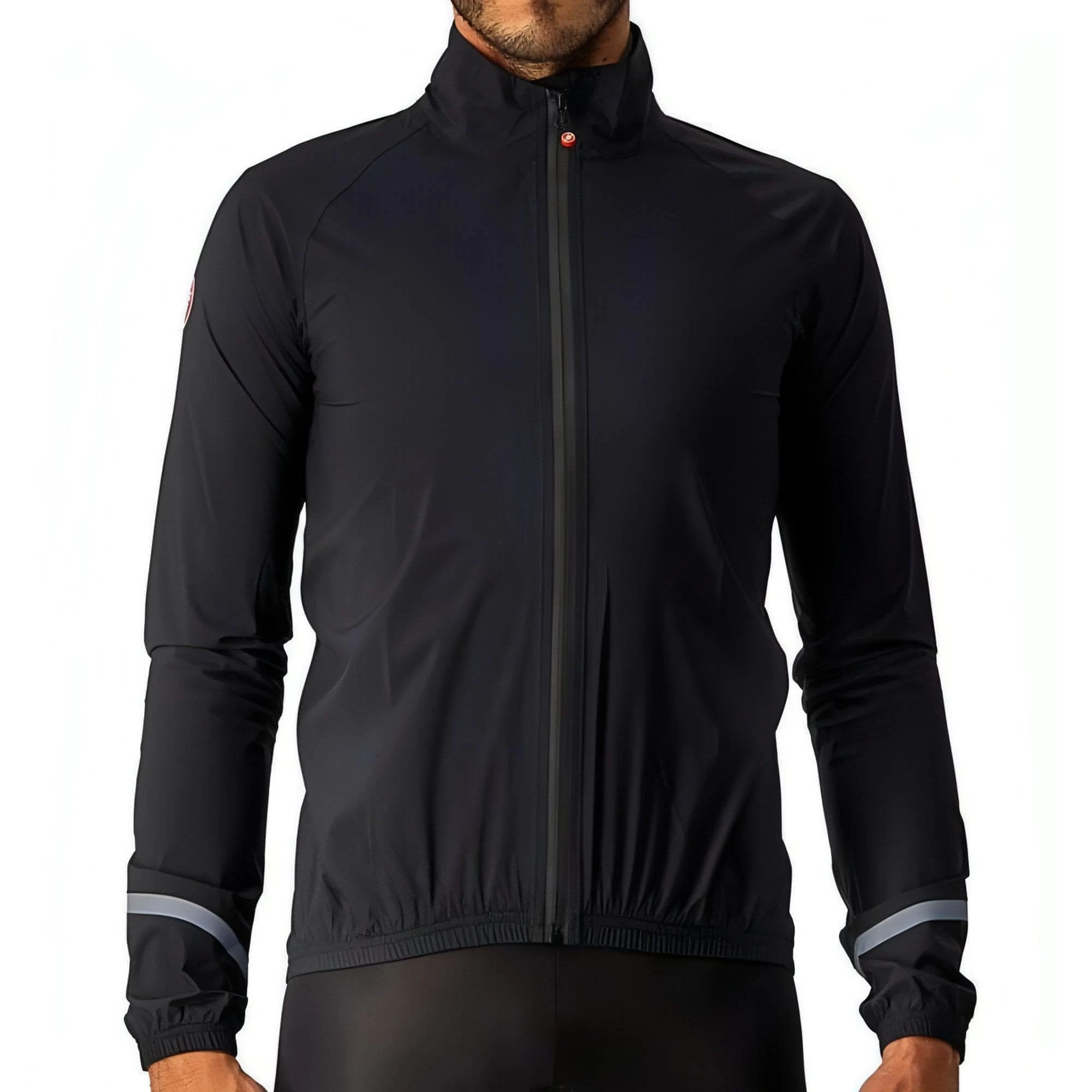 Castelli Emergency 2 Rain Waterproof Mens Cycling Jacket - Black