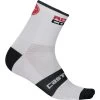 Castelli Rosso Corsa 13cm Mens Cycling Socks - White