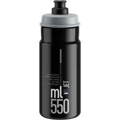 Elite Jet Biodegradable 550ml Water Bottle - Black