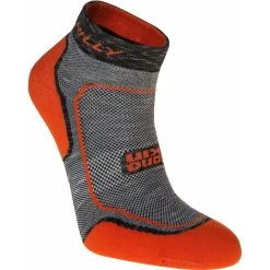 Hilly Active Quarter Running Socks - Grey