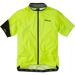 Madison Road Race Light Short Sleeve Mens Cycling Jersey - Yellow