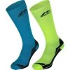 More Mile California Long Compression Socks (2 Pack) -Sports Comprehensive Equipment Shop more mile california 2 pack compression socks yellow blue 28937783607504