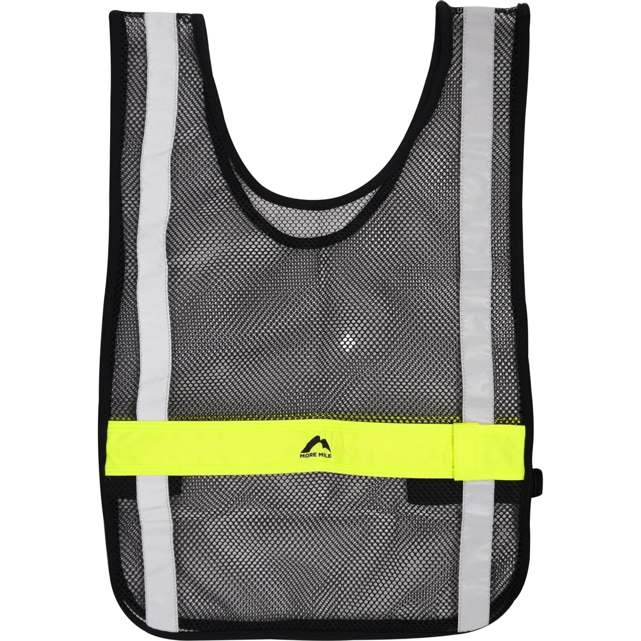 More Mile Lumino Hi Viz LED Running Bib - Black 3 More Mile Lumino Hi Viz LED Running Bib - Black