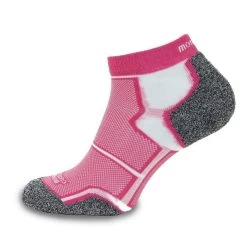 More Mile New York Cushioned Womens Running Socks - Pink