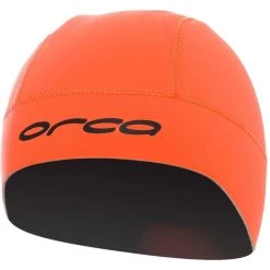 Orca Neoprene Swim Cap - Orange
