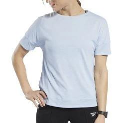 Reebok ActivChill + Cotton Short Sleeve Womens Training Top - Blue