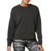 Reebok CrossFit Terry Crew Womens Sweatshirt - Black -Sports Comprehensive Equipment Shop reebok crossfit terry crew womens sweatshirt black 30045798957264