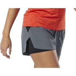 Reebok Epic 2 In 1 Womens Training Shorts - Grey -Sports Comprehensive Equipment Shop reebok epic womens 2 in 1 training shorts grey 29657770524880