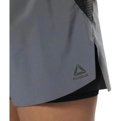 Reebok Epic 2 In 1 Womens Training Shorts - Grey -Sports Comprehensive Equipment Shop reebok epic womens 2 in 1 training shorts grey 29657788252368