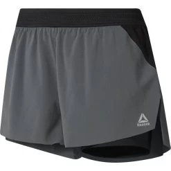 Reebok Epic 2 In 1 Womens Training Shorts - Grey -Sports Comprehensive Equipment Shop reebok epic womens 2 in 1 training shorts grey 29695358107856