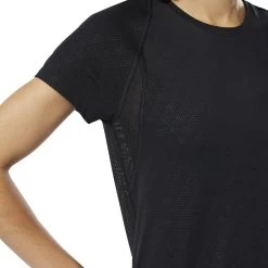 Reebok Smartvent Short Sleeve Womens Training Top - Black -Sports Comprehensive Equipment Shop reebok smartvent short sleeve womens training top black 28820569915600