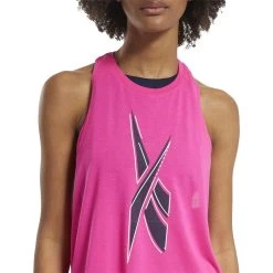 Reebok Workout Ready Supremium Womens Training Vest Tank Top - Pink -Sports Comprehensive Equipment Shop reebok workout ready supremium womens training vest tank top pink 29685092024528