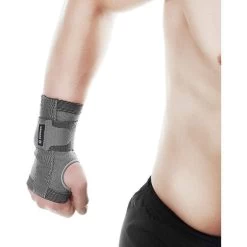 Rehband QD Knitted Wrist Support - Grey