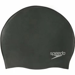 Speedo Silicone Moulded Swimming Cap - Black