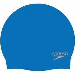 Speedo Silicone Moulded Swimming Cap - Blue